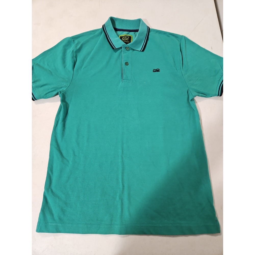 Ralph Lauren Polo Golf Shirt Mens Small Off Shore Logo VIntage Green T Shirt(452